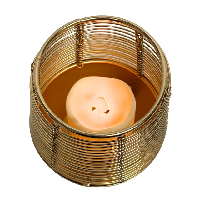 Lantern wire 12cm Gold