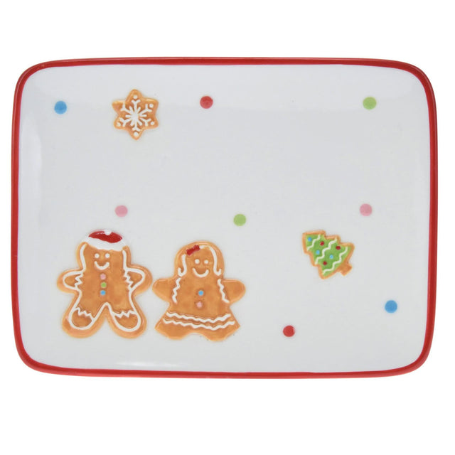 Plate Gingerbread Cookie 20X15cm