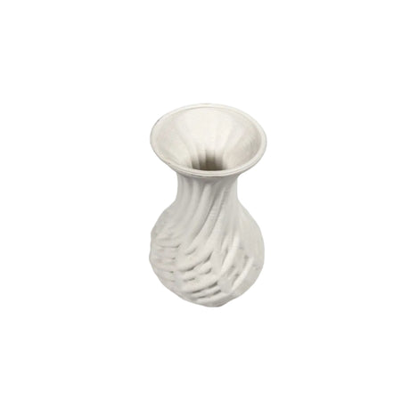 Twisted Spiral Ceramic Vase 9.8x15.8cm
