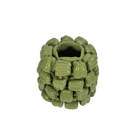 Green pepper vase 22cm