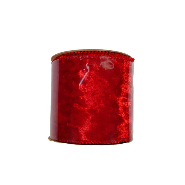 (747000040-1)RIBBON POLYESTER,  270 X6.3CM, - RED