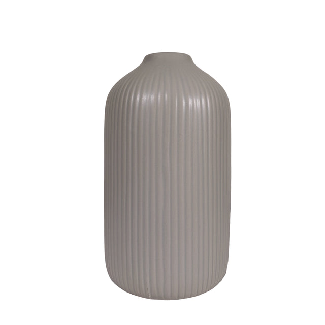 (795211310-3)VASE 19CM - GREY