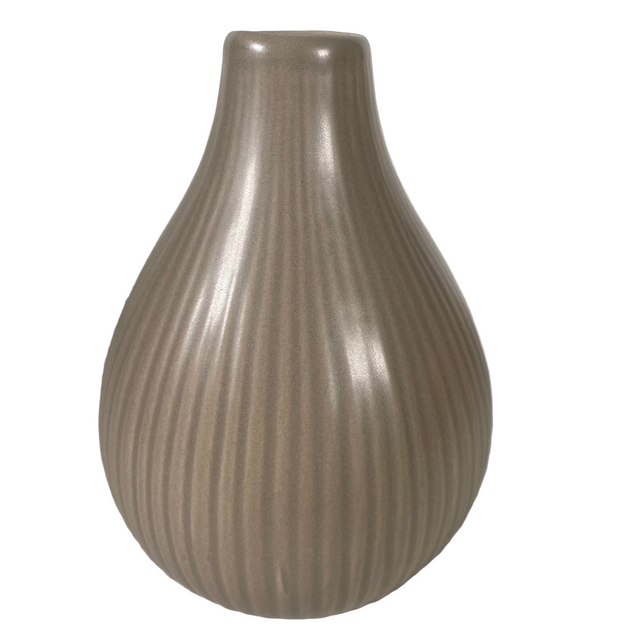(795211320-1)BOTTLE VASE 14CM - BEIGE