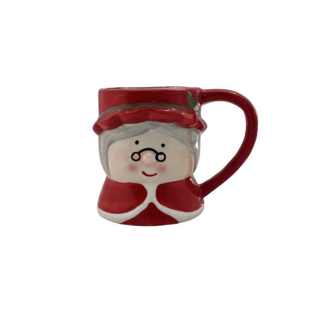 Mug Xmas Mrs Clause 10cm