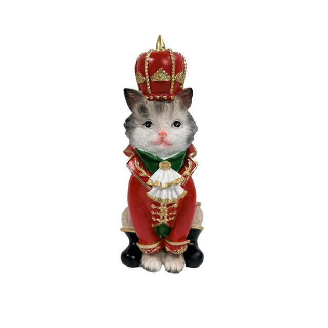 Royal Christmas Cat 8x11x21cm