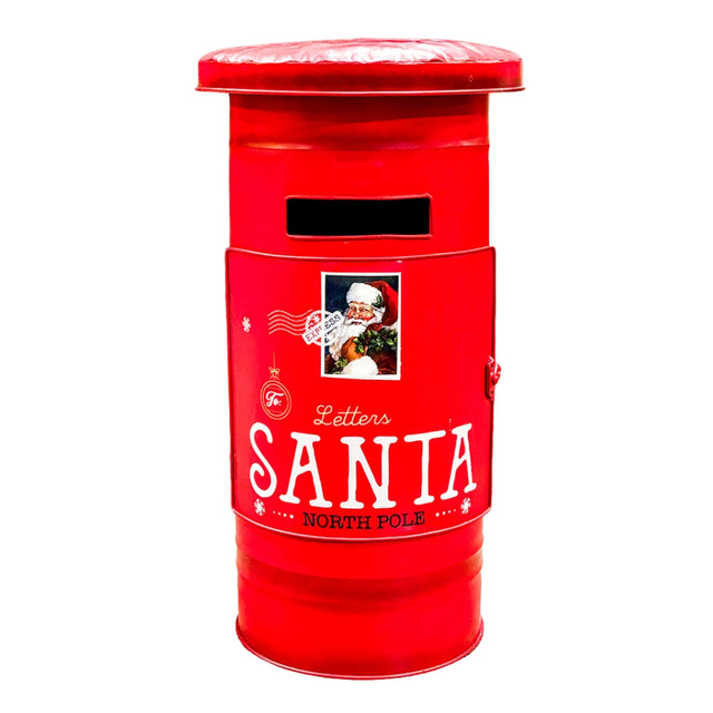 Santa English Mailbox 24X24X45cm