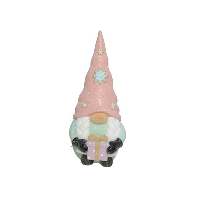 Figure Sitting Gnomes 12.5x11x25.5cm - Present