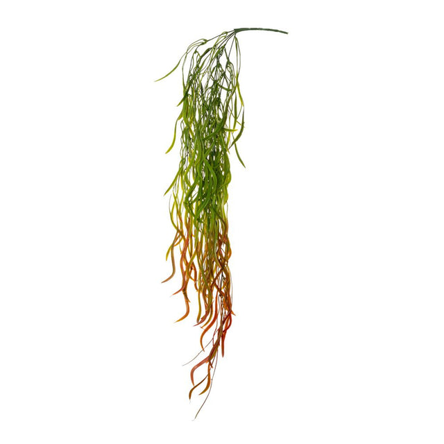 Artificial green hanging bunch 90cm