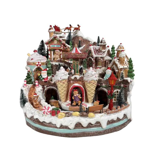 Gingerbread Themed Christmas Village Musical