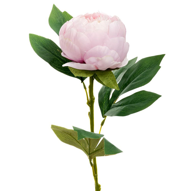 Artificial lilac peony stem 66cm