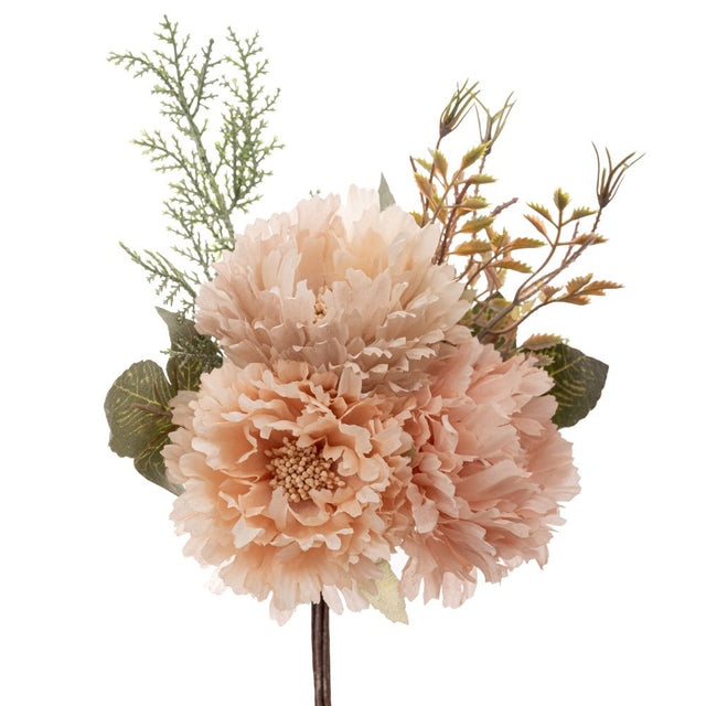Artificial pink peony bouquet