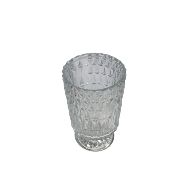 Crystal Cylinder Vase 18cm