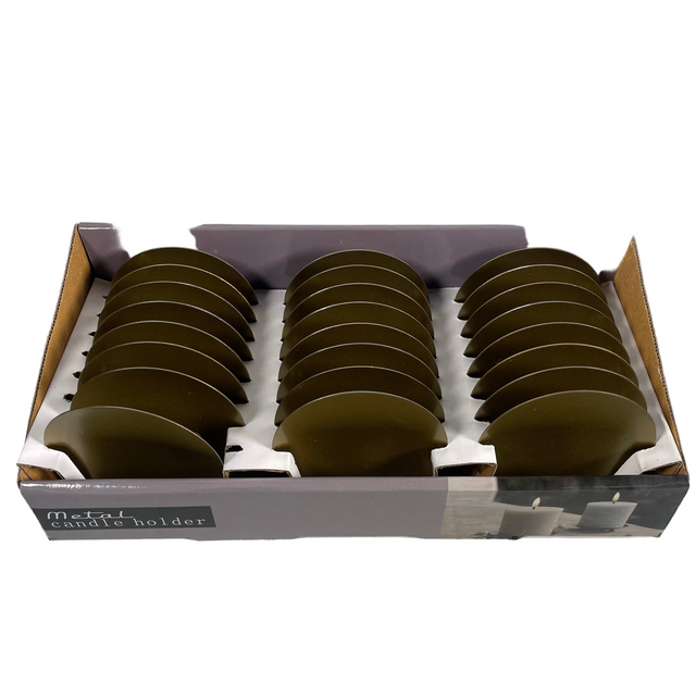 (A12441710)PLATE 8.5X1CM STEEL - GOLD