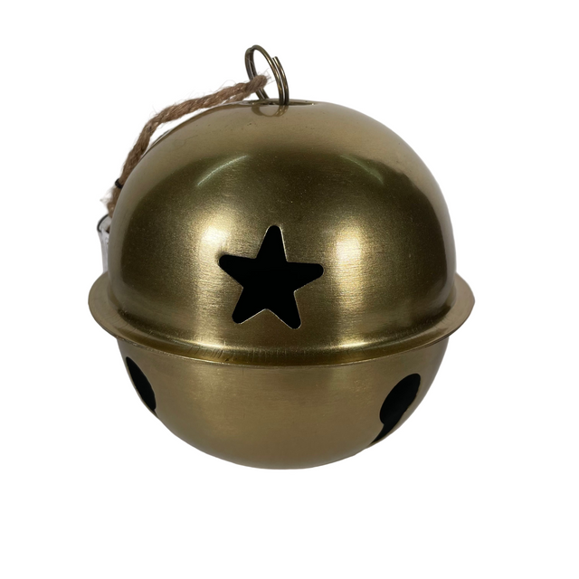 (A97101300)BELL, IRON 13CM - GOLD