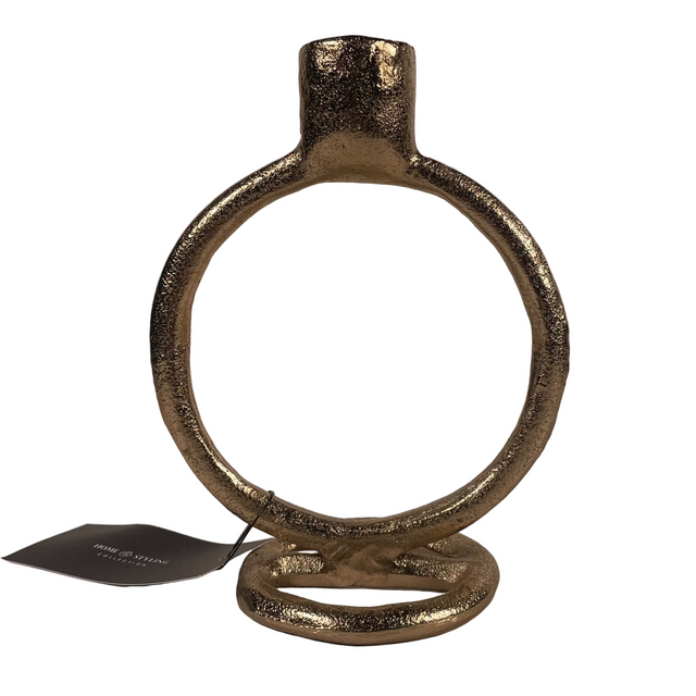 Candle holder 15cm - Gold