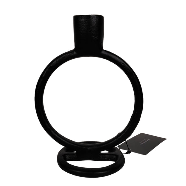 Candle holder 15cm - Black