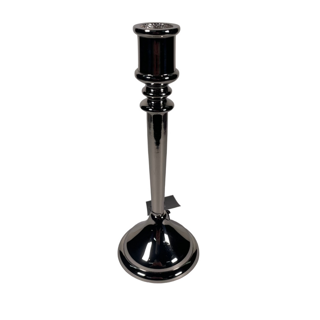Candle holder 22cm - Silver