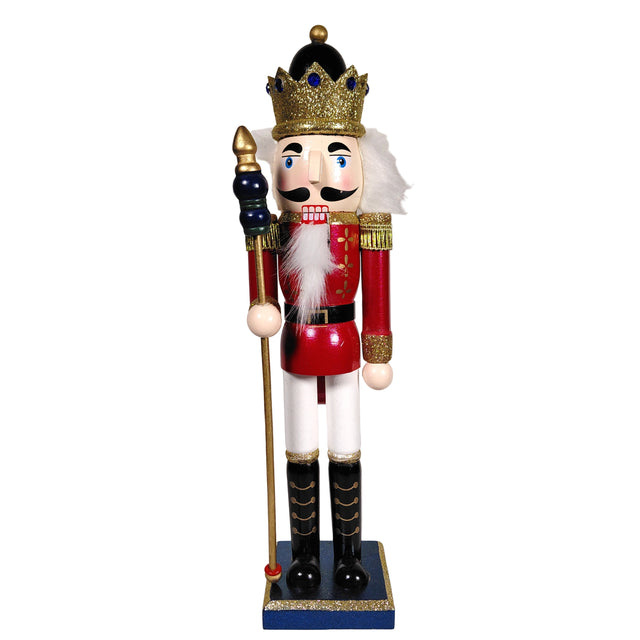 Nutcracker wood 10x8x38.6cm - holding stick