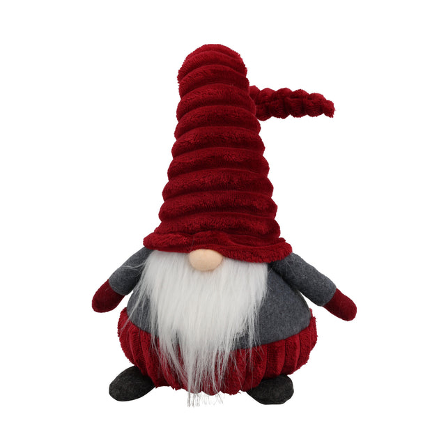 (CAA753560)GNOME STANDING 44CM LED BURGUNY