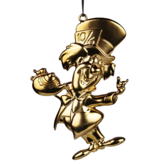 Mad Hatter Metal Ornament