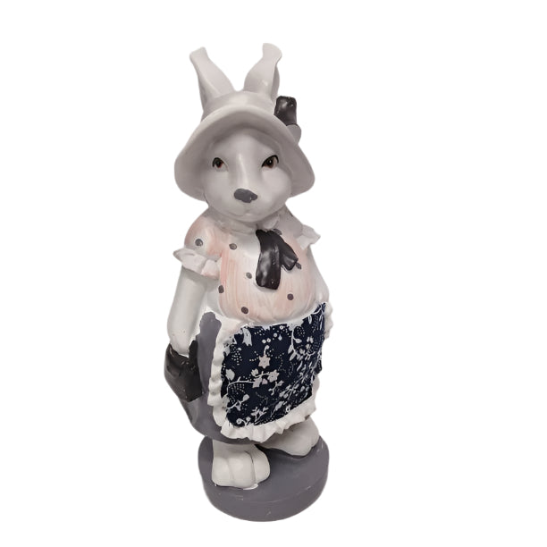 Rabbit with black apron 21cm