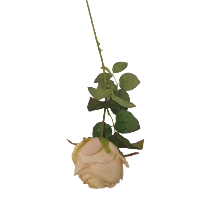 Rose on stem 75cm - Off white