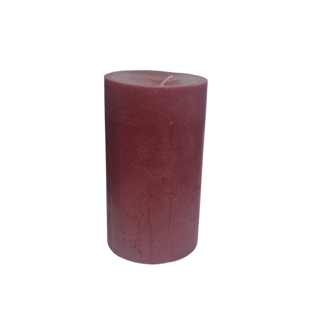 Candle Pillar Ox Blood 70mmx120mm
