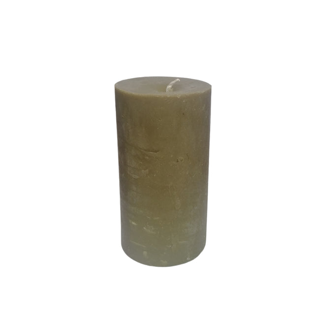 Candle Pillar Olive 70mmx120mm