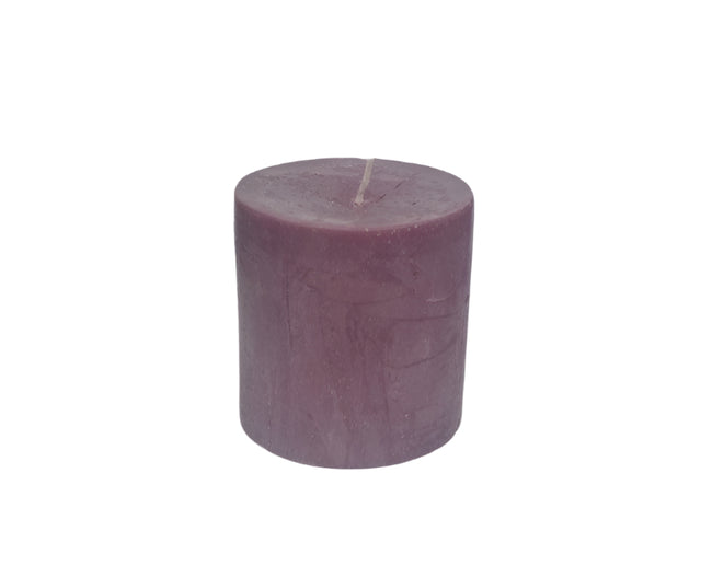 Candle Pillar Plum 70mmx70mm