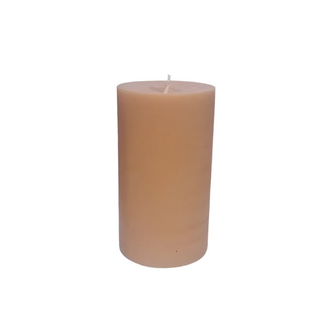 Candle Pillar Apricot 70mmx120mm