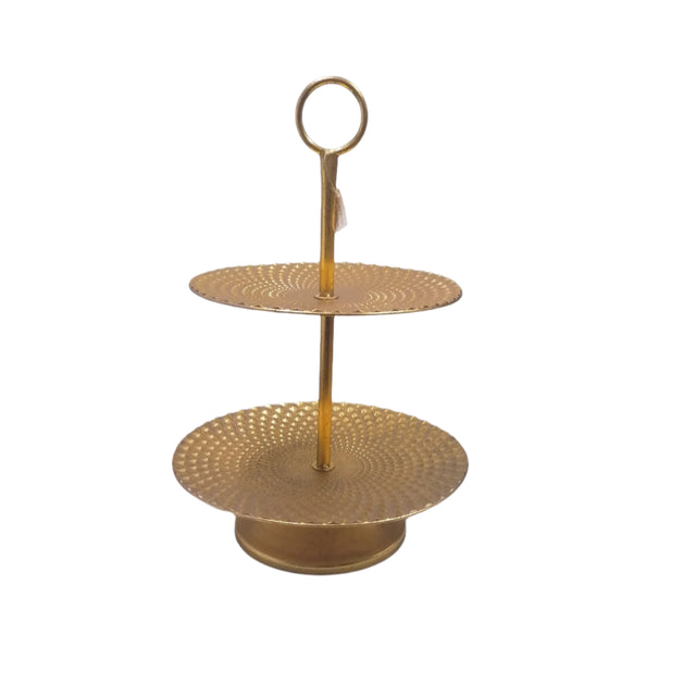Cupcake stand 35x35x48.5cm - Gold