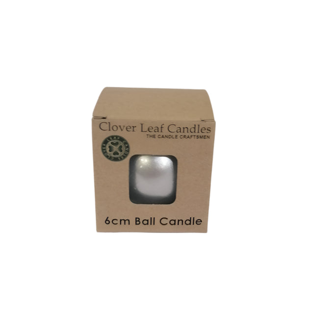 Candle Ball Silver 6cm