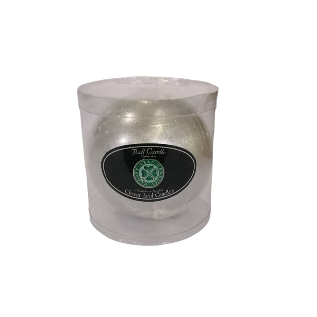 Candle Ball Met Silver 12cm