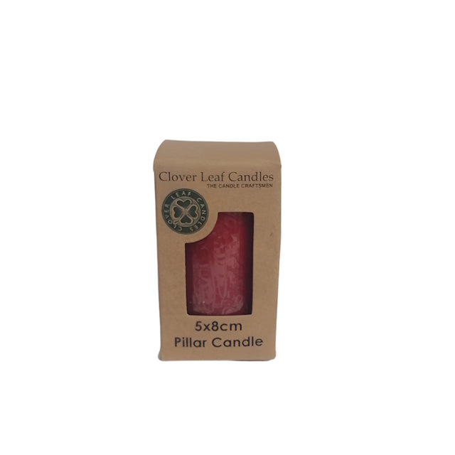 Candle Pillar Bordeaux 5x8cm