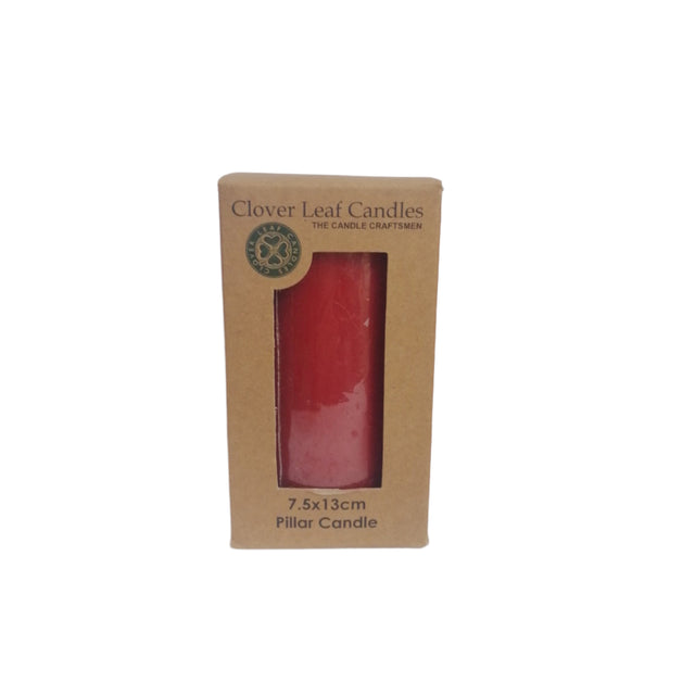 Candle Pillar Bordeaux 7.5x13cm