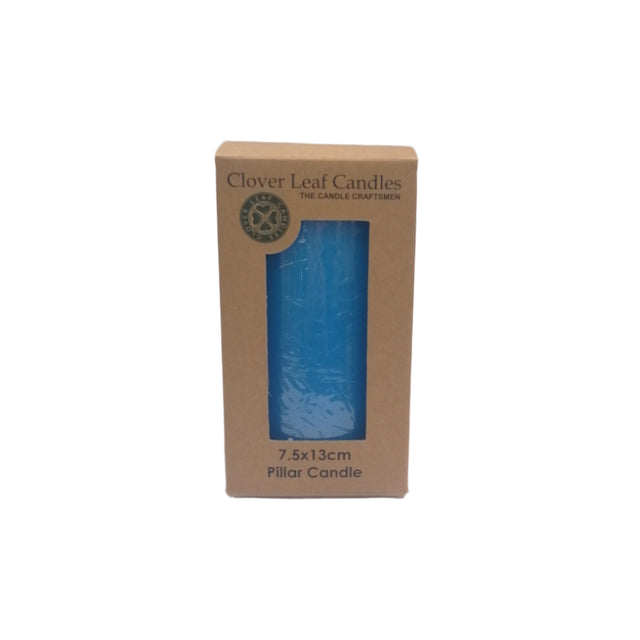 Candle Pillar Cobalt Blue 7.5x13cm