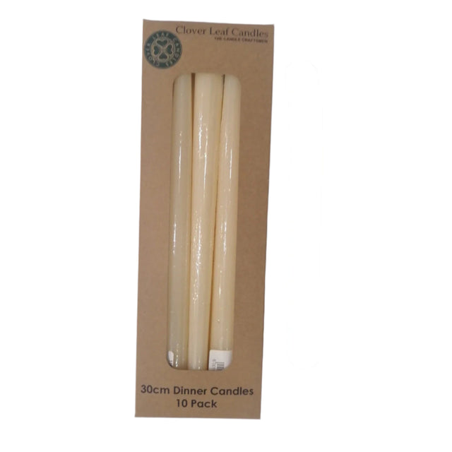 Candle Dinner Taper Butt Yellow 30cm x10