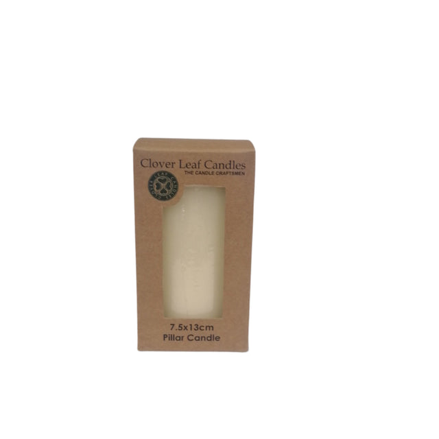 Candle Pillar Butt Yellow 7.5x13cm