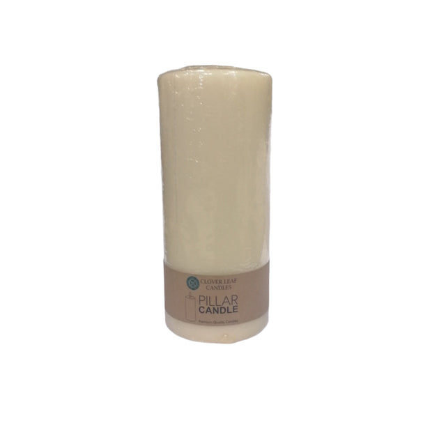 Candle Pillar Butt Yellow 10x23cm