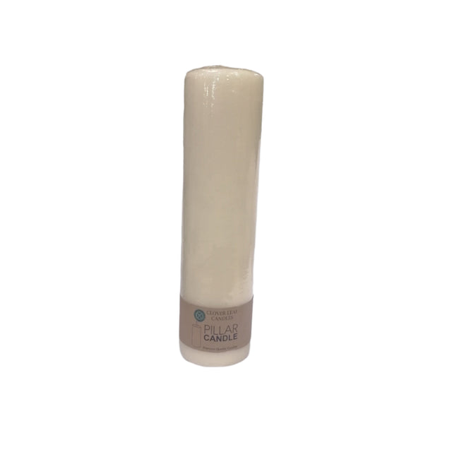 Candle Pillar Butt Yellow 7.5x28cm