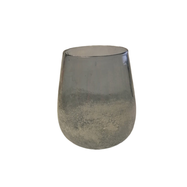 Tealight Holder Frosted 13x15cm