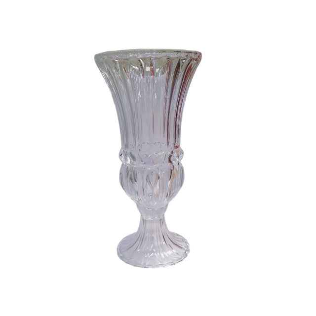 Glass hurricane vase 20x39cm