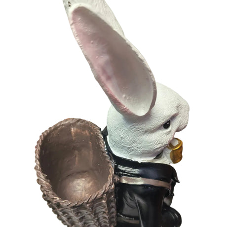 Rabbit with gold bowtie 52cm