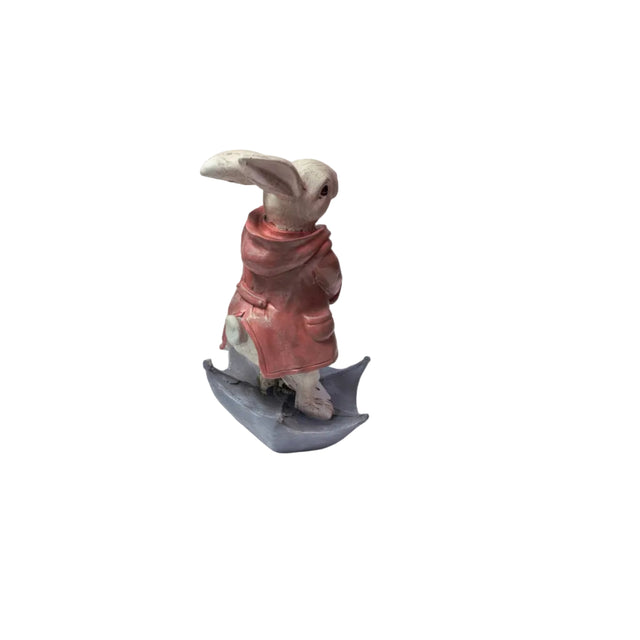 Rabbit with open umbrella 24cm