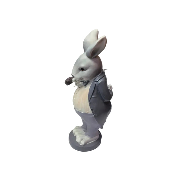 Rabbit with suit and a pipe 31cm