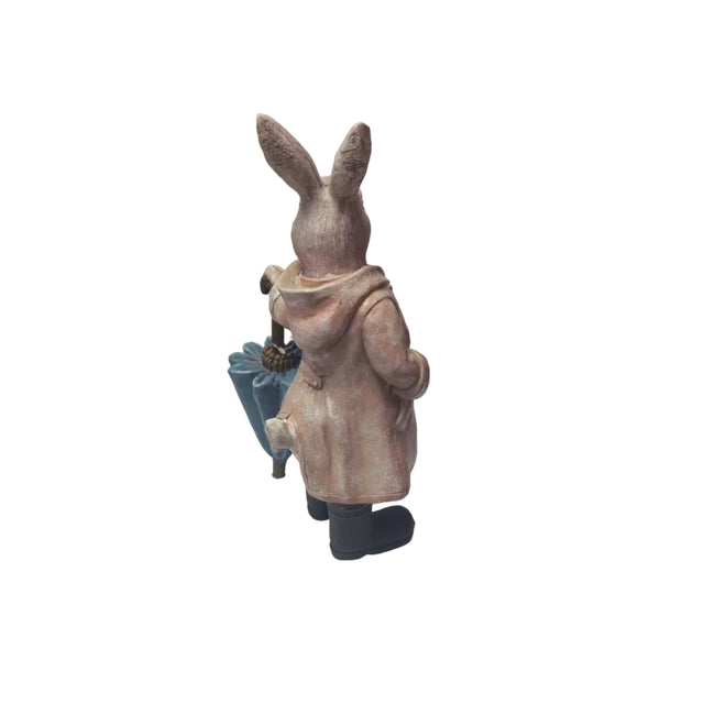 Rabbit with umbrella 34cm