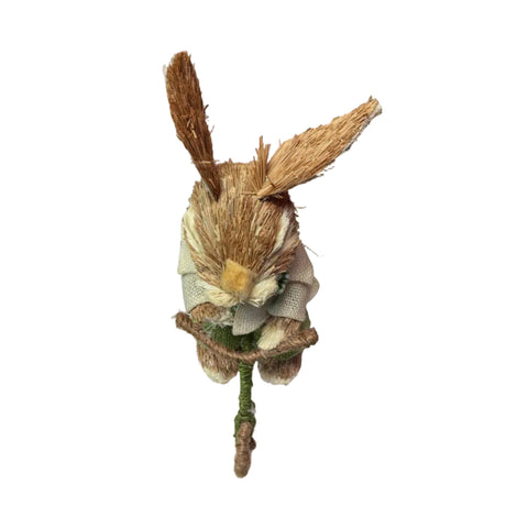 Grass Bunny On Bicycle 38cm