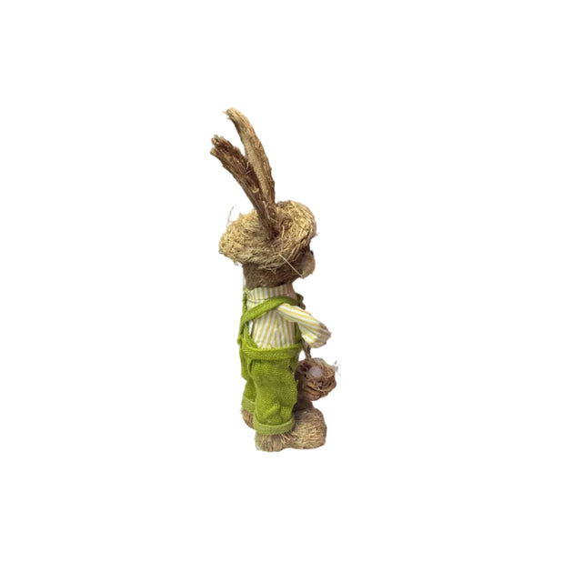 Bunny Grass boy with basket 45cm