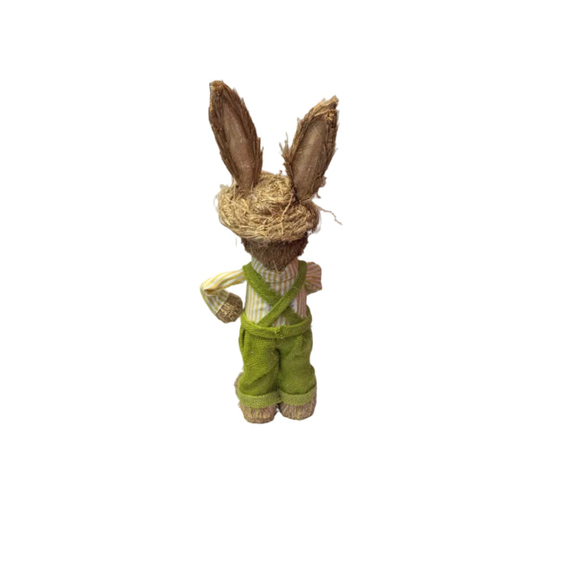 Bunny Grass boy with basket 45cm