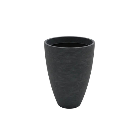 Flowerpot ribbed 22x45x60cm - Anthracite